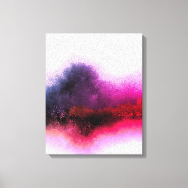 BORTTAPPAD I MISTY HIBISCUS-KANVASTRYCK CANVASTRYCK (Framsida)