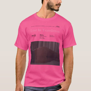 Borttappad i översättning av alternativ, minimalis t shirt