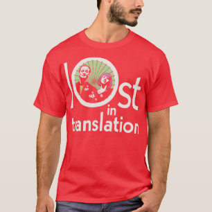 Borttappad i översättningen av färg t shirt