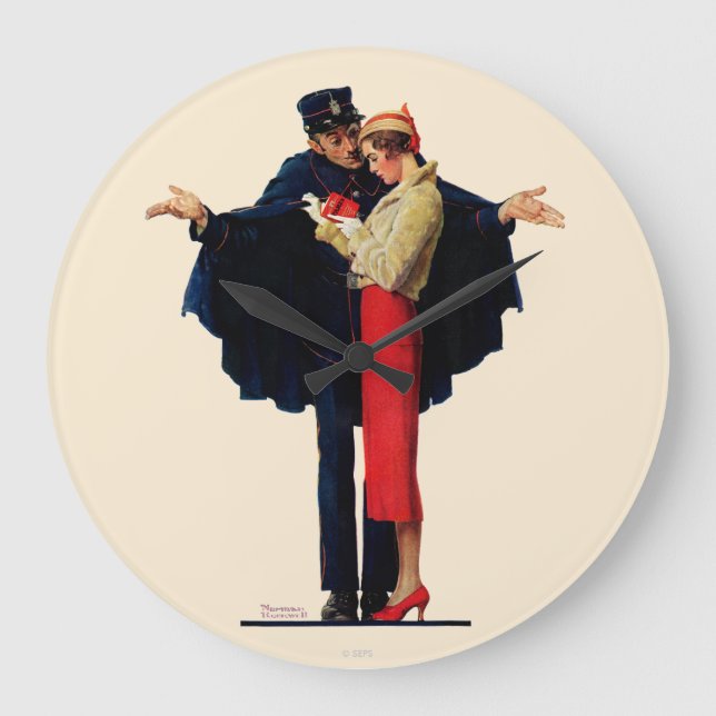 Borttappad i Paris Stor Klocka (Framsida)