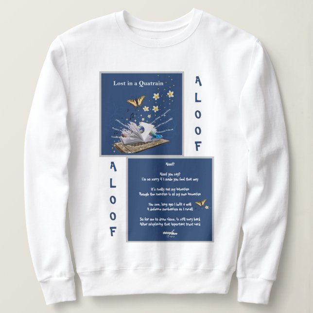 Borttappad i Quatrain av Adiela Akoo - Aloof T Shirt (Design framsida)