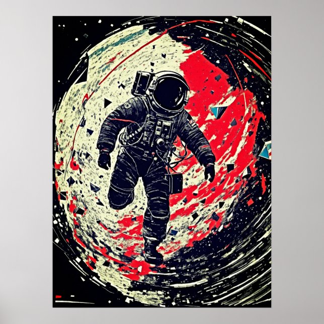 Borttappad i rymden: Astronautens söndrade verklig Poster (Framsidan)