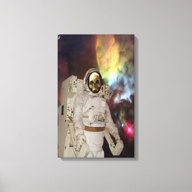 Borttappad i rymden canvastryck (Framsida)