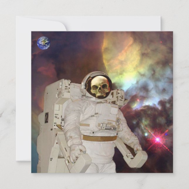 Borttappad i rymden kort (Framsida)