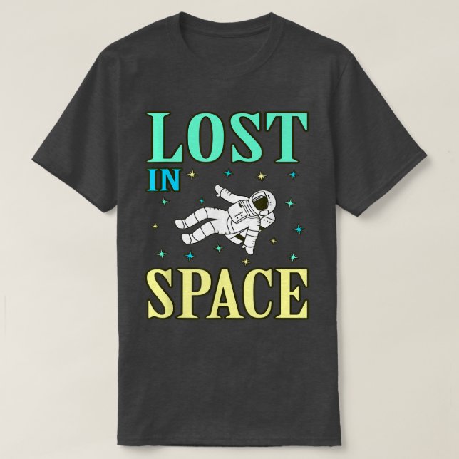 Borttappad i rymden t shirt (Design framsida)