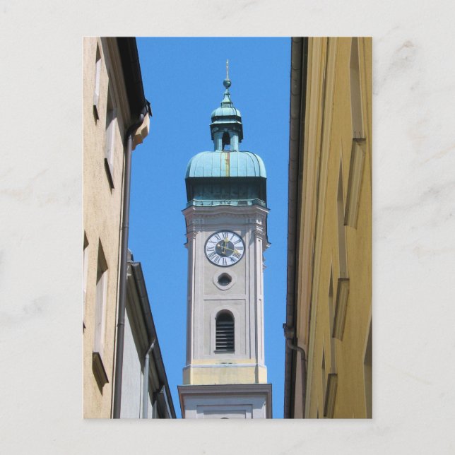 Borttappad i tid i München, Tyskland Vykort (Framsida)