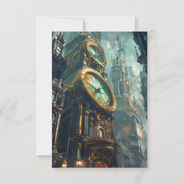 Borttappad i tid tack kort (Framsida)