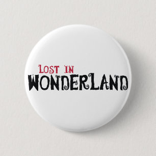 Borttappad i Wonderland Knapp