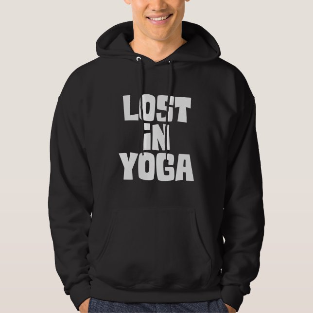 Borttappad i Yoga Hoodie (Framsida)
