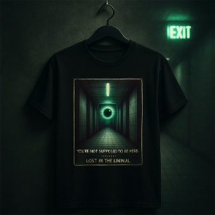 🖤 "Borttappad in the Liminal" Weirdcore T-Shirt �