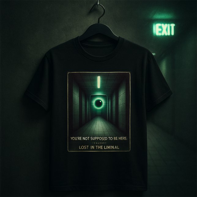 🖤 "Borttappad in the Liminal" Weirdcore T-Shirt � (Skapare uppladdad)