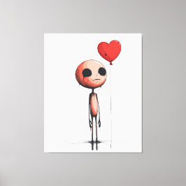 Borttappad Kärlek - Mörk Surreal Art Print Canvastryck