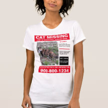 Borttappad Katt eller Hund tröja med foto och Inne