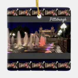 Borttappad Kennywood-Pittsburgh Julgransprydnad Keramik