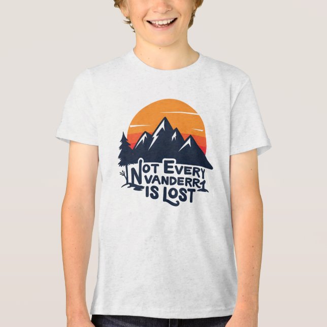 Borttappad Kids Shirt. T Shirt (Framsida)