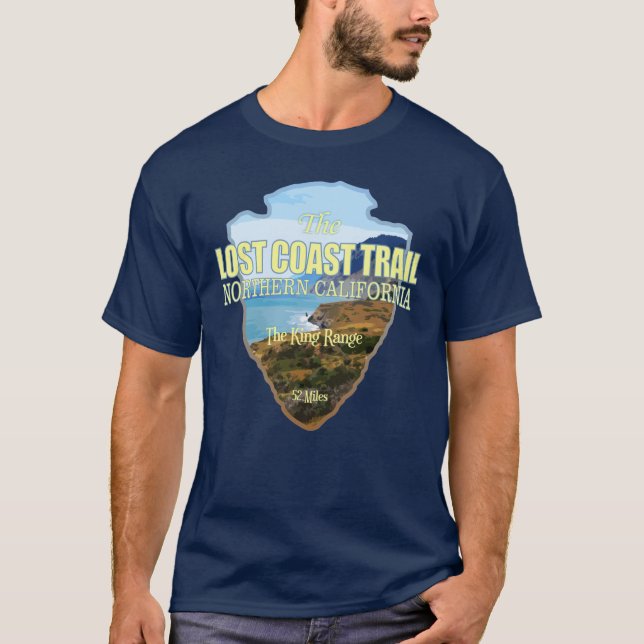 Borttappad Kusten-spår (pilspets) T Shirt (Framsida)