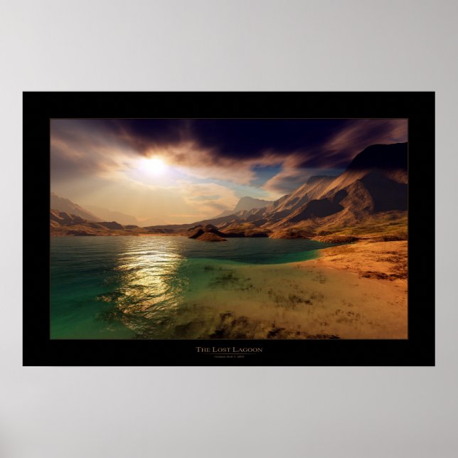 Borttappad Lagunen Poster (Framsidan)