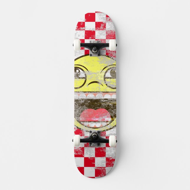 Borttappad Laughs Mini Skateboard Bräda 18,5 Cm (Framsida)
