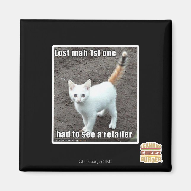 Borttappad Mah 1st One Magnet (Framsidan)