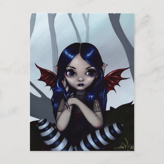 "Borttappad....men inte orolig" vykort (Framsida)