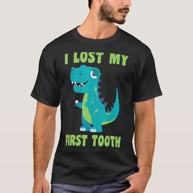 Borttappad Min första tandrex Tooth Fairy Boys Tyr T Shirt (Framsida)