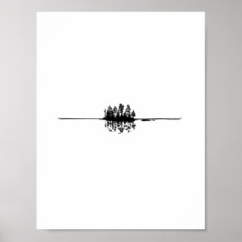 Borttappad: Montana Treeline Poster