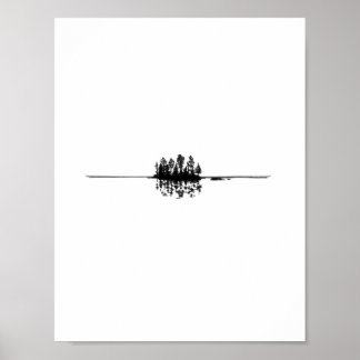 Borttappad: Montana Treeline Poster
