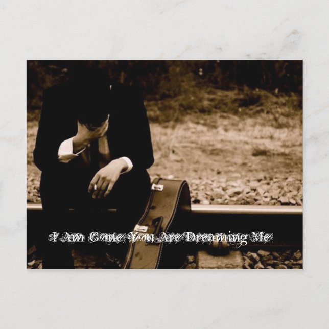 Borttappad Musician (vycard) Vykort (Framsida)