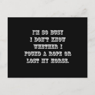 Borttappad My Horse Vykort