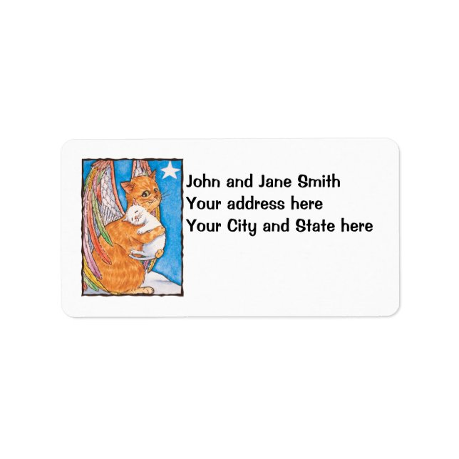 Borttappad och hittad adressetikett (Framsidan)