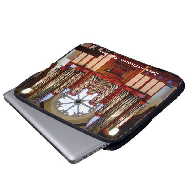 Borttappad organ i ChristChurch, Nya Zeeland Laptop Sleeve (Framre botten)