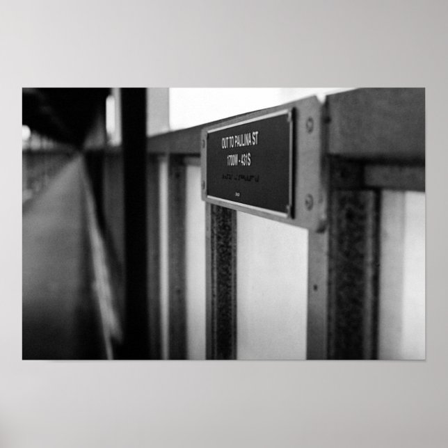 "Borttappad på L" Poster (Framsidan)