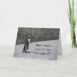 Borttappad Penguin Kort