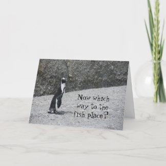 Borttappad Penguin Kort