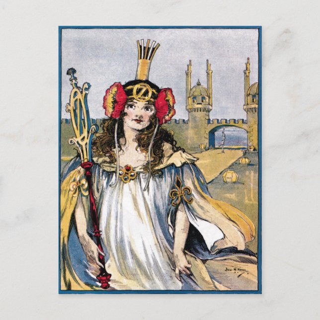 Borttappad Princess of Oz vycard Vykort (Framsida)