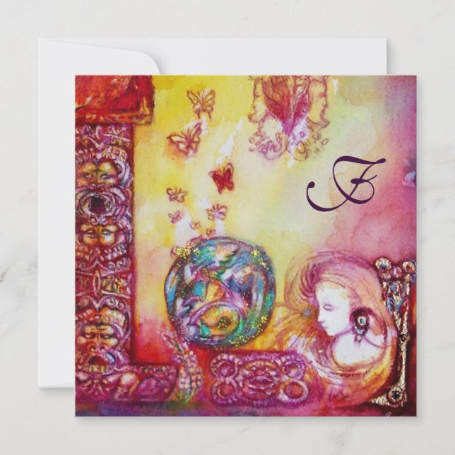 Borttappad SHADOWS FAIRY & BUTTERFLY Monogram Meddelande (Framsida)