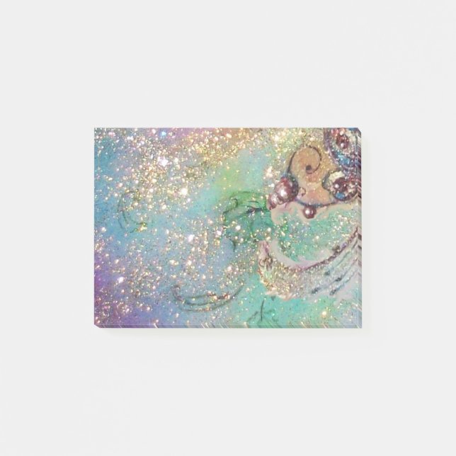 Borttappad SHADOWS MAGIC BUTTERFLY PLANT Blue Post-it Block (Framsida)