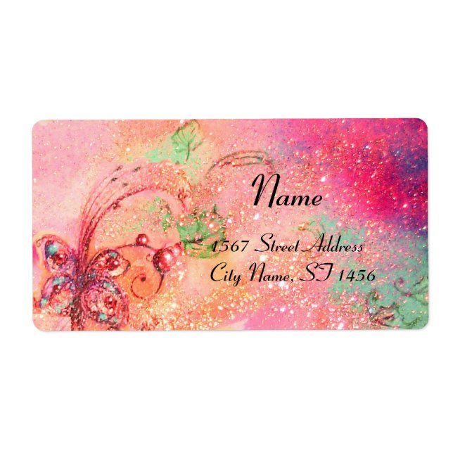 Borttappad SHADOWS, rosa grönt Fraktsedel (Framsidan)