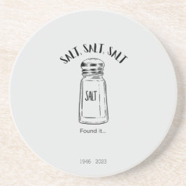 Borttappad shaker av salt - fäst det underlägg