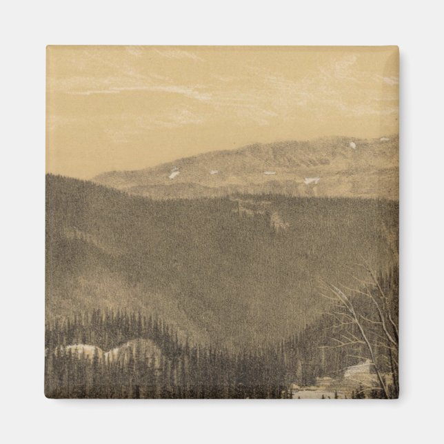 Borttappad Sjöar, Conejos River, Colorado Magnet (Framsidan)