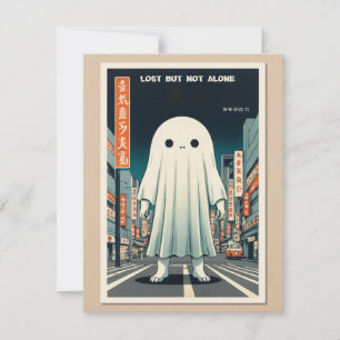 "Borttappad Soul" - Retro Japansk Urban Spirit Pos