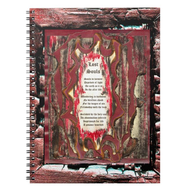Borttappad Souls Anteckningsbok Med Spiral (Framsidan)