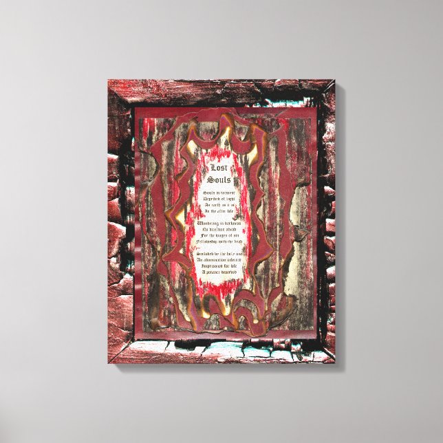 Borttappad Souls Canvastryck (Framsida)