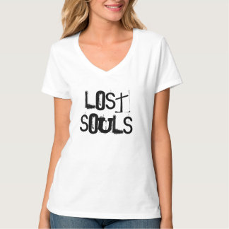 Borttappad SoulsHanes V-Nacke Tee Shirt