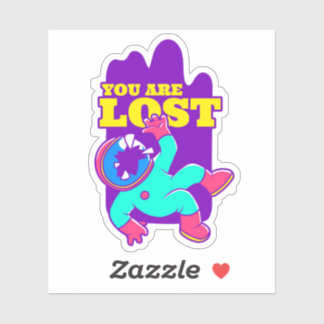 BORTTAPPAD SPACE-Anpassningsbar - Klipp vinyletike Klistermärken