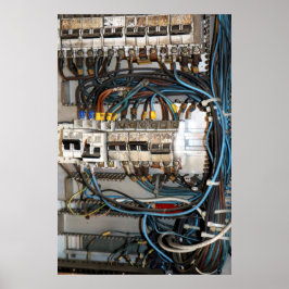 Borttappad Ställen - Alter Elektroschrank - Inform Poster