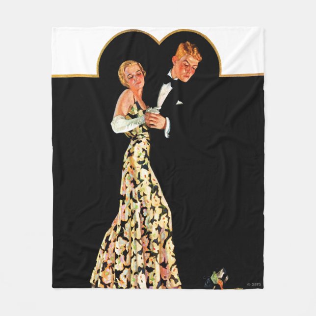 Borttappad Suspender Fleecefilt (Framsidan)