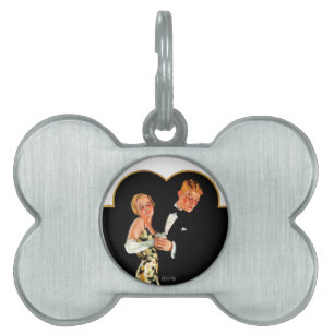 Borttappad Suspender ID-bricka Husdjur