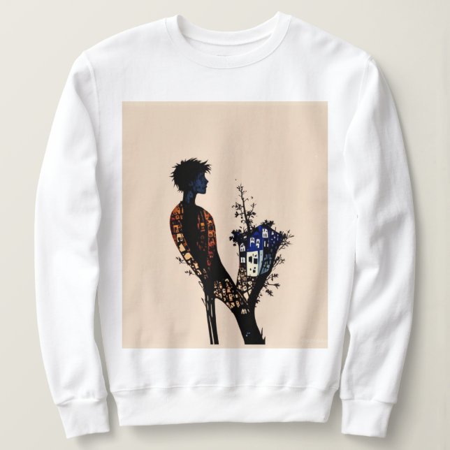Borttappad Sweater T Shirt (Design framsida)
