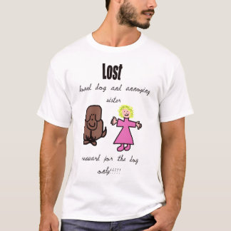 Borttappad syster och hund tröja